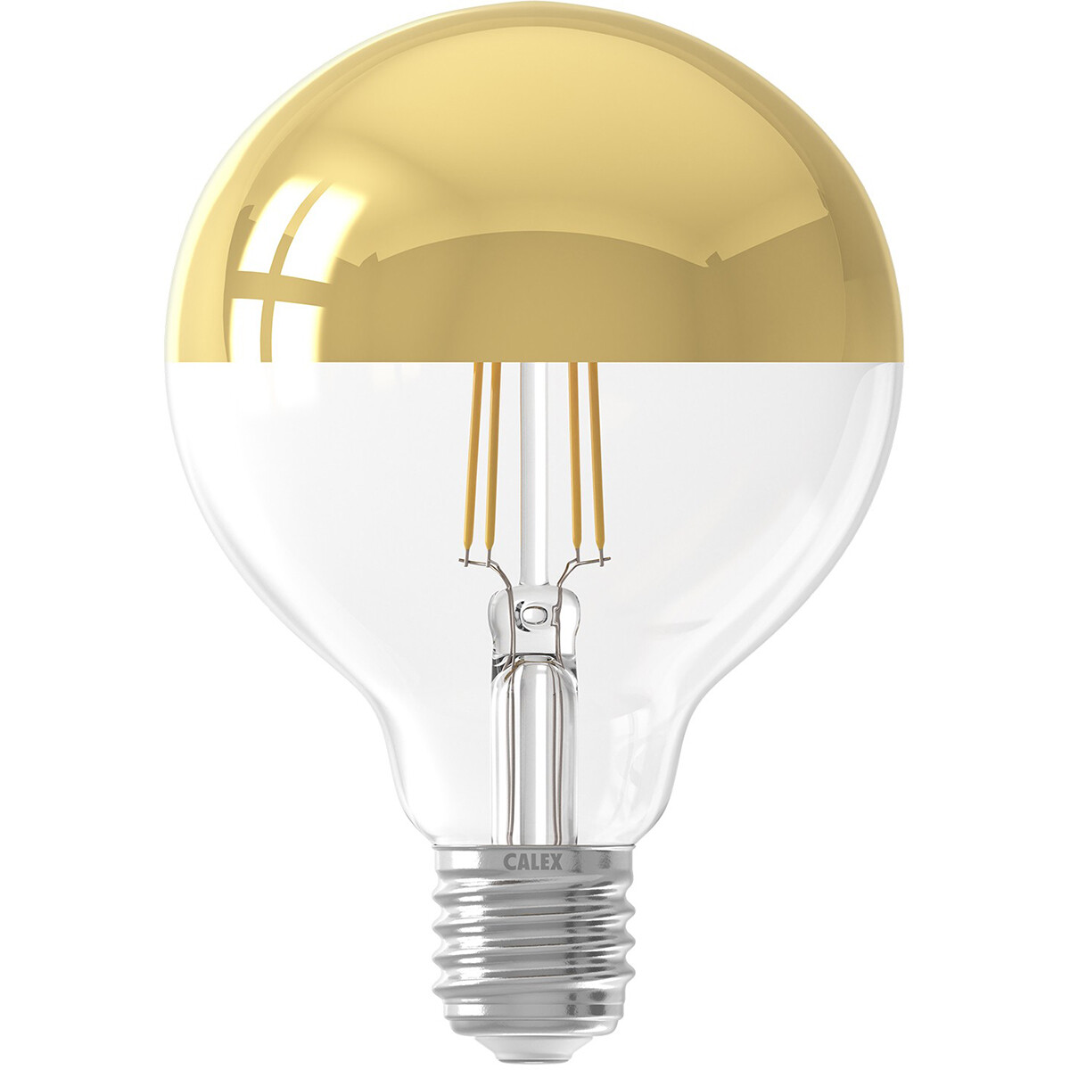 CALEX - LED Lamp - Globe - Filament G95 Kopspiegellamp - E27 Fitting - Dimbaar - 4W - Warm Wit 2300K