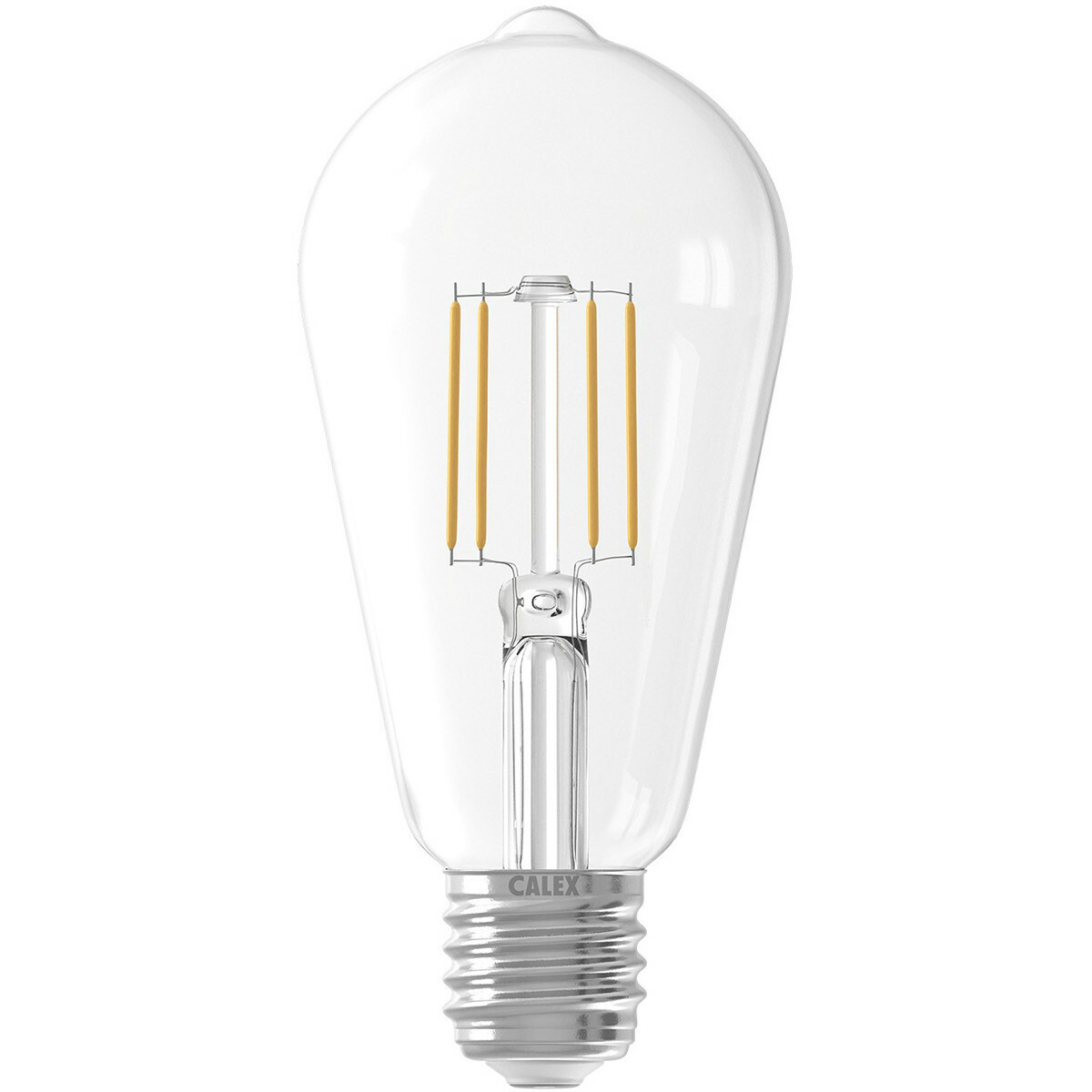 elektrode tekort Impressionisme CALEX - LED Lamp - Filament ST64 - E27 Fitting - 6W - Warm Wit 2700K -  Transparant Helder | BES LED
