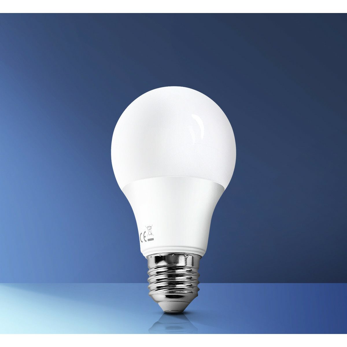 hulp in de huishouding Reclame Bereiken LED Lamp - Dag en Nacht Sensor - Aigi Lido - A60 - E27 Fitting - 8W -  Helder/Koud Wit 6500K - Wit | BES LED