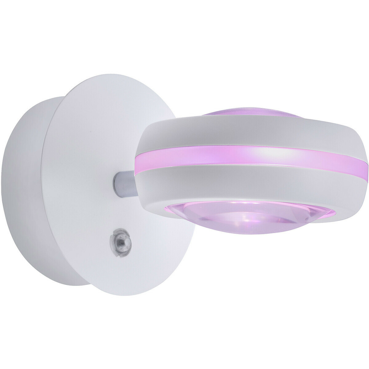LED Wandlamp WiZ - Smart LED Trion Visitas Up and Down - 6W - Aanpasbare Kleur - Afstandsbediening - Dimbaar - Rond - Mat - Aluminium | BES LED
