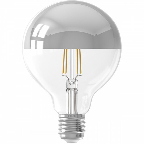 CALEX - LED Lamp - Globe - Filament G95 Kopspiegellamp - E27 Fitting - Dimbaar - 4W - Warm Wit 2300K - Transparant Helder