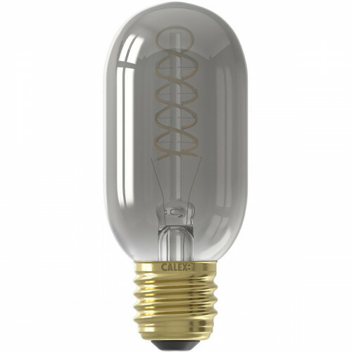 CALEX - LED Lamp - LED Buislamp - Filament - E27 Fitting - Dimbaar - 4W - Warm Wit 2100K - Titanium