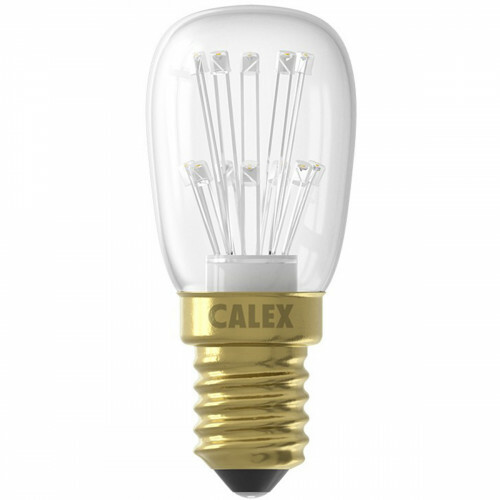 CALEX - LED Lamp - Schakelbord T26 - E14 Fitting - 1W - Warm Wit 2100K - Transparant Helder