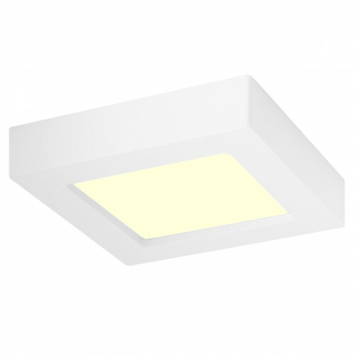 LED Downlight Slim Pro - Aigi Strilo - Opbouw Vierkant 6W - Warm Wit 3000K - Mat Wit - Kunststof