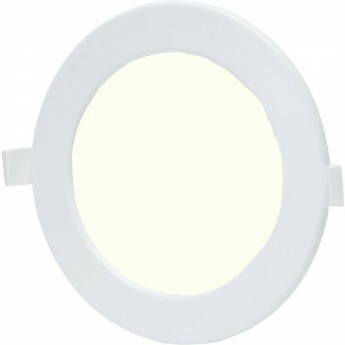 LED Downlight - Smart LED - Wifi LED - Slimme LED - Aigi Zumba - 12W - Natuurlijk Wit 4000K - Inbouw Rond - Mat Wit - Aluminium - Ø170mm