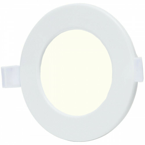 LED Downlight - Smart LED - Wifi LED - Slimme LED - Aigi Zumba - 6W - Natuurlijk Wit 4000K - Inbouw Rond - Mat Wit - Aluminium - Ø115mm