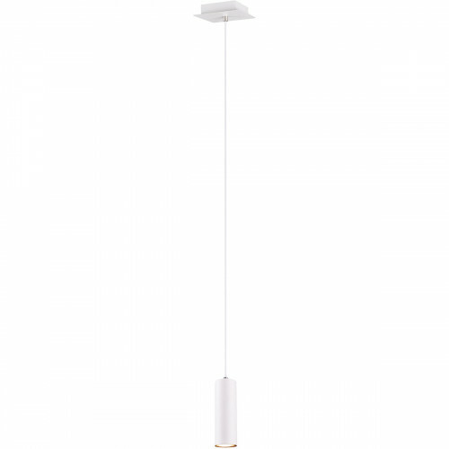 LED Hanglamp - Trion Mary - GU10 Fitting - 1-lichts - Rond - Mat Wit - Aluminium