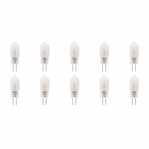 wassen Spanning AIDS LED Lamp 10 Pack - Aigi - G4 Fitting - 1.3W - Warm Wit 3000K | Vervangt 12W  | BES LED