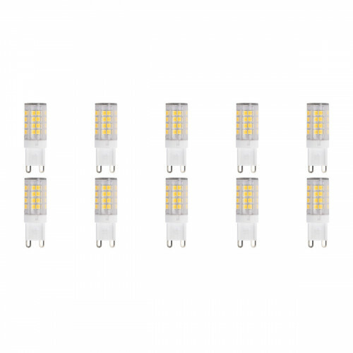 LED Lamp 10 Pack - Aigi - G9 Fitting - 3.5W - Helder/Koud Wit 6500K | Vervangt 30W