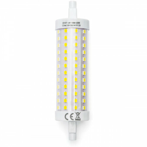LED Lamp - Aigi Trunka - R7S Fitting - 16W - Helder/Koud Wit 6500K - Glas