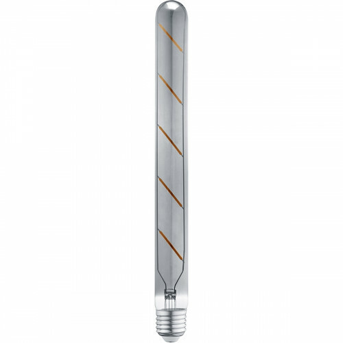 LED Lamp - Filament - Trion Stybon - E27 Fitting - 4W - Warm Wit 3000K - Rookkleur - Glas