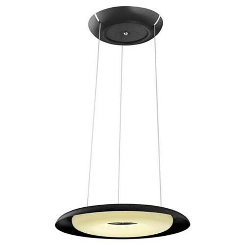 LED Plafondlamp - Plafondverlichting - Elegant - 70W - Natuurlijk Wit 4000K - Zwart Aluminium