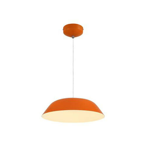 LED Plafondlamp - Plafondverlichting - Primo - 6W - Natuurlijk Wit 4000K - Oranje Aluminium