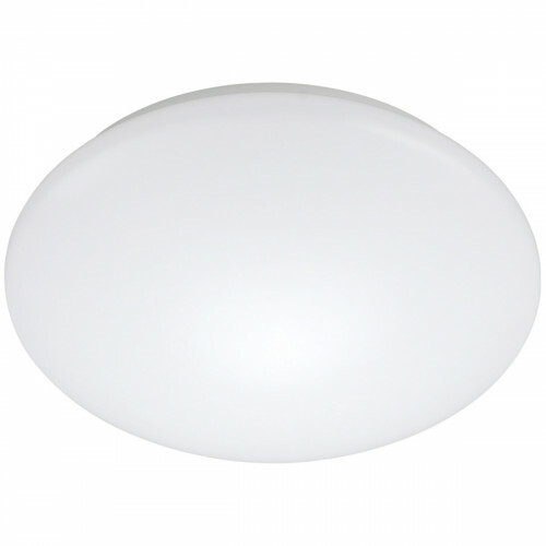 LED Plafondlamp met Bewegingssensor - Strum - 18W - Opbouw Rond - Natuurlijk Wit 4200K - 360° - Mat Wit - Aluminium