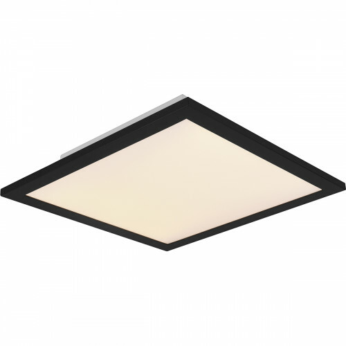 LED Plafondlamp - Plafondverlichting - Trion Alina - 13.5W - Warm Wit 3000K - Mat Zwart - Aluminium - 30cm