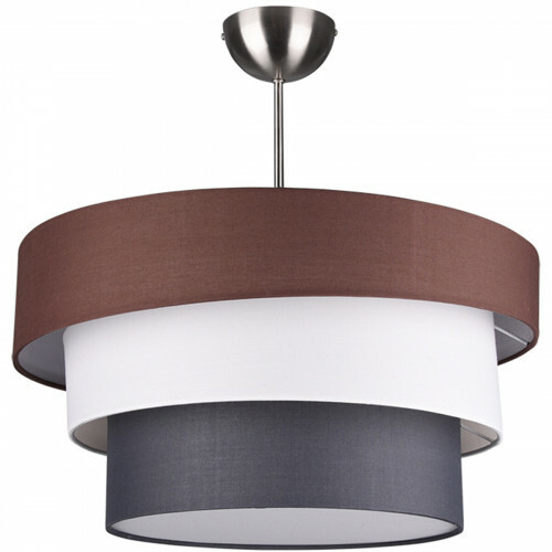 LED Plafondlamp - Plafondverlichting - Trion Bisi - E27 Fitting - Vierkant - Mat Nikkel - Aluminium