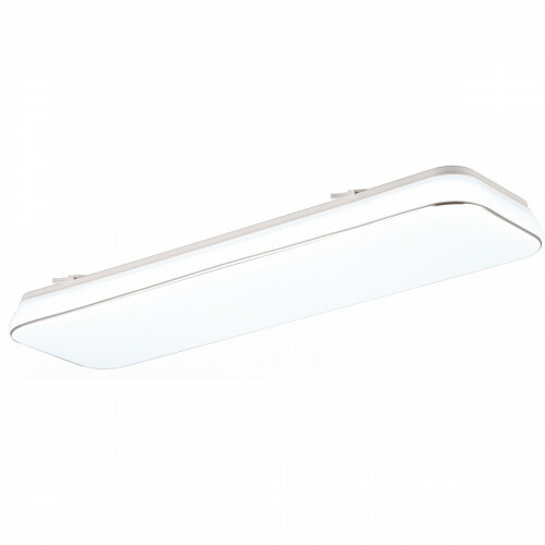 LED Plafondlamp - Plafondverlichting - Trion Lana - 28W - Natuurlijk Wit 4000K - Dimbaar - Rechthoek - Wit - Kunststof