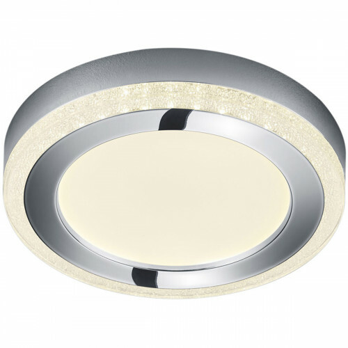 LED Plafondlamp - Plafondverlichting - Trion Slodan - 16W - Aanpasbare Kleur - Afstandsbediening - Dimbaar - Rond - Mat Wit - Kunststof