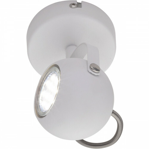 LED Plafondspot - Trion Bosty - GU10 Fitting - 1-lichts - Rond - Mat Wit - Aluminium