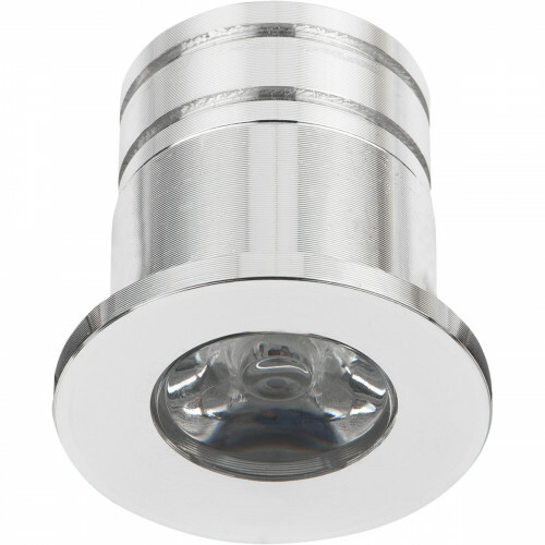 LED Veranda Spot Verlichting - Velvalux - 3W - Warm Wit 3000K - Inbouw - Dimbaar - Rond - Mat Zilver - Aluminium - Ø31mm
