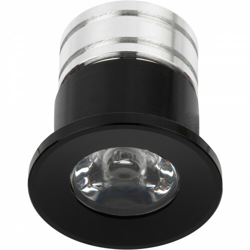 LED Veranda Spot Verlichting - - Wit - Inbouw - Rond - Mat Zwart - Aluminium - Ø31mm | LED