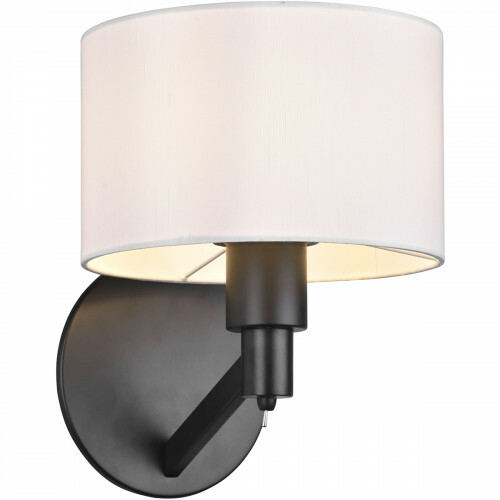LED Wandlamp - Wandverlichting - Trion - Fitting - Rond - Zwart - Aluminium | BES LED