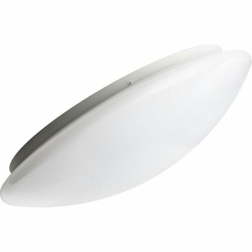 MEGAMAN - LED Plafondlamp - Badkamerlamp - Renzo - 6W - Warm Wit 3000K - Rond - Mat Wit - Staal