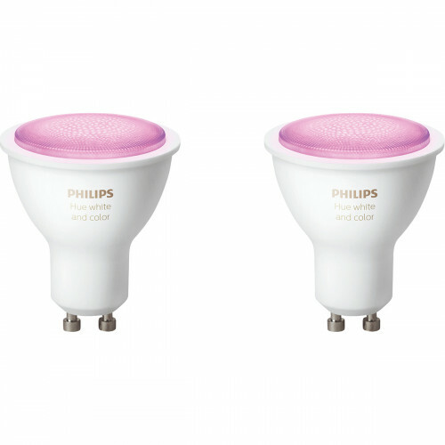 PHILIPS HUE - LED Spot GU10 - White and Color Ambiance - Bluetooth - Duo Pack | LED