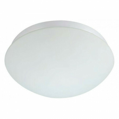 LED Plafondlamp met Bewegingssensor - 360° Sensor - E27 Fitting - Mat Wit - Melkglas - Philips - CorePro Lustre 827 P45 FR - 5.5W - Warm Wit 2700K