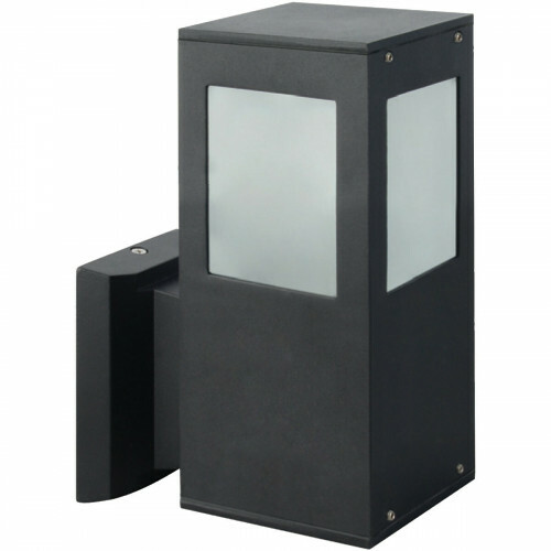 LED Tuinverlichting - Wandlamp Buiten - Kavy 2 - E27 Fitting - Vierkant - Aluminium - Philips - CorePro Lustre 827 P45 FR - 4W - Warm Wit 2700K