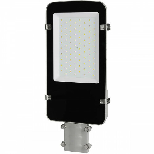 LED Straatlamp - Straatverlichting - Viron Anno - 50W - Natuurlijk Wit 4000K - Waterdicht IP65 - Mat Zwart - Aluminium - SAMSUNG LEDs