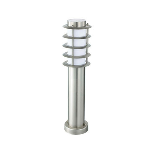 LED Tuinverlichting - Buitenlamp - Nalid 3 - Staand - RVS - E27 - Rond