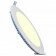 LED Downlight Slim - Inbouw Rond 6W - Dimbaar - Warm Wit 2700K - Mat Wit Aluminium - Ø120mm