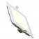 LED Downlight Slim - Inbouw Vierkant 9W - Natuurlijk Wit 4200K - Mat Wit Aluminium - 146mm