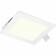 LED Downlight Slim Pro - Aigi Suno - Inbouw Vierkant 9W - Natuurlijk Wit 4000K - Mat Wit - Kunststof