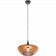 LED Hanglamp - Hangverlichting - Trion Colman - E27 Fitting - Rond - Mat Bruin - Aluminium