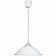 LED Hanglamp - Hangverlichting - Trion Dikon - E27 Fitting - Rond - Aluminium Wit - Kunststof