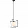 LED Hanglamp - Hangverlichting - Trion Gebia - E27 Fitting - 1-lichts - Vierkant - Mat Zwart - Aluminium