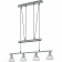 LED Hanglamp - Hangverlichting - Trion Levino - E14 Fitting - Warm Wit 3000K - 4-lichts - Rechthoek - Mat Nikkel - Aluminium