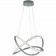 LED Hanglamp - Hangverlichting - Trion Nubi - 26W - Warm Wit 3000K - RGBW - Rond - Mat Grijs - Aluminium
