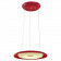 LED Modern Design Plafondlamp / Plafondverlichting Elegant 35W Natuurlijk Wit 4000K Aluminium Rode Armatuur