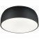 LED Plafondlamp - Plafondverlichting - Trion Barnon - E27 Fitting - 4-lichts - Rond - Mat Zwart - Aluminium