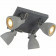 LED Plafondlamp - Plafondverlichting - Trion Conry - GU10 Fitting - 4-lichts - Vierkant - Mat Grijs Beton Look - Aluminium