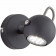 LED Plafondspot - Trion Bosty - GU10 Fitting - 1-lichts - Rond - Mat Zwart - Aluminium