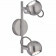 LED Plafondspot - Trion Bosty - GU10 Fitting - 2-lichts - Rond - Mat Nikkel - Aluminium