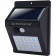 LED Solar Tuinverlichting op Zonne-energie - Wandlamp - Buitenlamp - Velvin Suno - 30 LED's - Bewegingssensor en Dag en Nacht Sensor - Zwart