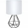 LED Tafellamp - Tafelverlichting - Aigi Larano - E14 Fitting - Rond - Mat Zwart - Aluminium