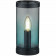 LED Tafellamp - Tafelverlichting - Trion Culo - E14 Fitting - Rond - Turquoise - Aluminium