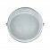 LED Tuinverlichting - Buitenlamp - Ridge - Wand - Aluminium Mat Wit - E27 - Rond