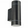 LED Tuinverlichting - Tuinlamp - Facto Noniry - Wand - 2-lichts - GU10 Fitting - Mat Zwart - Aluminium